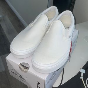 BRAND NEW WHITE VANS NWT